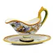 Raffaellesco Gravy Sauce Boat With Tray Boat: 8W. (15 Oz.) Tray: 6 x 9