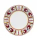 Orvieto Red Rooster Salad Plate (White Center) 8 in Rd