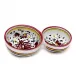 Orvieto Red Rooster Olive Dish Bowl Relish And Condiments Divided Bowl 6.5 x 4 x 1 high