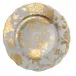 Jardin Secret Grey/Gold Accent Plate (Special Order)