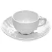 Swan Service Coffee Cup with Saucer