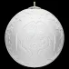 Tree Ornament Bisque Ball With Relief Motiv Nativity Scene Round 7 Cm