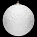 Tree Ornament Bisque Ball With Relief Motif The Star-Money Round 7 Cm