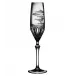 Safari Cheetah Clear Champagne Flute