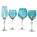 Coral Turquoise Champagne Flute