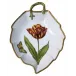 Leaf Plate Yellow/Orange Flower with Yellow Butterfly