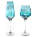 Papillon Turquoise Red Wine Glass