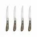 Achille Pakka Wood Steak Knives Set of 4