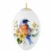 Easter Egg Vintage Bird Painting