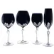 Classic Black Red Wine Glass