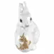Figurines Bunny Polly With Gold Ornaments