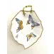 Leaf Plate Three Butterflies