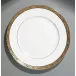 Ambassador Or/Gold Flat Cake Serving Plate Diam 12.2 in