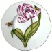 Rhapsody Of Colors Purple Tulip Bread And Butter Plate