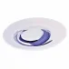 Brushstroke Blue * Flat Rim Plate (27 cm/10.5 in)