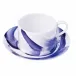 Brushstroke Blue * Coupe Tea Saucer (15.5 cm/6 in)