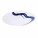 Brushstroke Blue * Coupe Plate (30 cm/12 in)