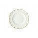 Chelsea Duet * Fluted Dessert Plate (22 cm/8.5 in) Gold Band