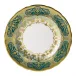 Heritage Forest Green & Turquoise Plate (21.5 cm/8.5 in) (Special Order)