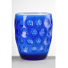 Lente Tumbler Blue/White H 4.25" x Diam 3.5", 15 oz