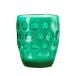 Lente Tumbler Green/White H 4.25" x Diam 3.5", 15 oz