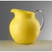 Palla Glazed Pitcher Yellow H 8.25 x Diam 7.5", 101 oz