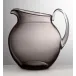 Pallina Pitcher Grey H 7.5" x Diam 6.5", 68 oz