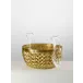 Churchill Salad Bowl Gold H 5" x Diam 10", 85 oz