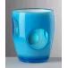 Fisheye Tumbler Turquoise H 4.25" x Diam 3.5", 13 oz