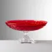 Susan Centerpiece Red H. 5" x Diam 12.25", 57 oz