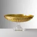 Susan Centerpiece Gold H. 5" x Diam 12.25", 57 oz