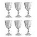 Snow White Clear Apertivo Glass Pack of 6