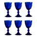 Snow White Blue Apertivo Glass Pack of 6