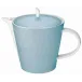 Mineral Irise Sky Blue Tea/Coffee Pot Diam 5.2 in