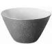Mineral Irise Dark Grey Salad Bowl Coned Shaped Round 11 in.