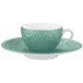 Mineral Irise Turquoise Mocha Cup (Uni Shape) Diam 2.8 in