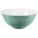 Mineral Irise Turquoise Chinese Soup Bowl Diam 4.7 in