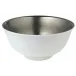 Mineral Filet Platinum Chinese Soup Bowl Small Full inside Platinum Diam 4.09448 in