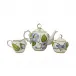 Tea Set Pansy Flower 5" H 32 Oz.