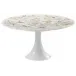 Paradis White Petit Four Stand Medium N°1 Diam 8.7 in