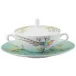 Paradis Turquoise Cream Soup Saucer Diam 7.5 in