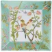 Paradis Fond Turquoise Square Trinket Tray 11.02 X 11.02 in Gift Box