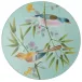 Paradis Turquoise Dessert Coupe Plate Flat N°2 Diam 8.7 in