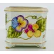 Square Cachepot (Vibrant Pansies) 7" H X 6.25" W