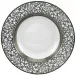 Tolède Platinum White French Rim Soup Plate Diam 9.0 in