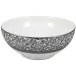 Tolède Platinum White Salad Bowl Diam 9.8 in