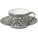 Tolède Platinum White Tea Saucer Extra Diam 6.1 in