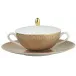 Tresor Beige Cover For Cream Soup Cup Diam 4.7 in