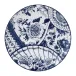 Victoria's Garden Blue Coupe Plate (21 cm/8 in)