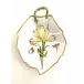 Leaf Plate (Full Bloom Pale Yellow Tulip) 9.5" L